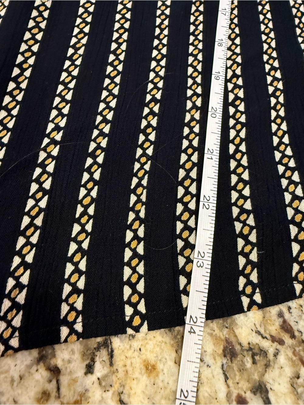 Billabong boho chic black geometric striped crop wide leg jumpsuit M - Picture 12 of 14